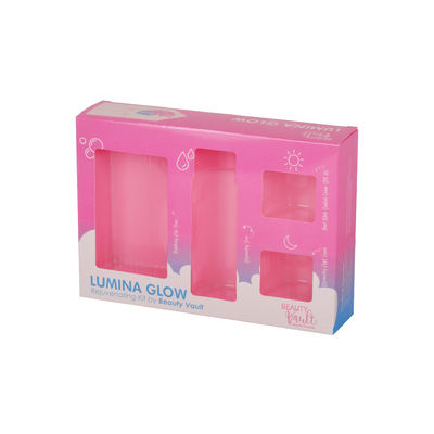 ราคาดี กล่องกระดาษสําอางหน้าต่าง PVC ชุดดูแลผิวหนัง แพคเกจพร้อมใส่พลาสติก ออนไลน์