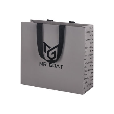 ราคาดี กระดาษศิลปะ UV สีเทา กระเป๋าของขวัญ เสื้อผ้า ช้อปปิ้ง ออนไลน์